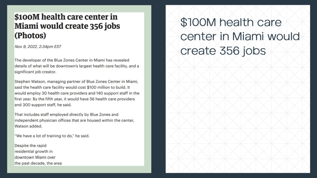 $100M Health Care Create In Miami Would Create 365 Jobs