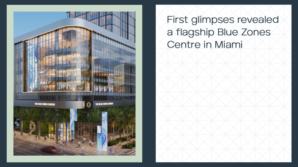 First Glimpses Revealed of Flagship Blue Zones Centre in Miami