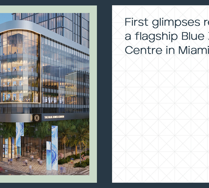First Glimpses Revealed of Flagship Blue Zones Centre in Miami